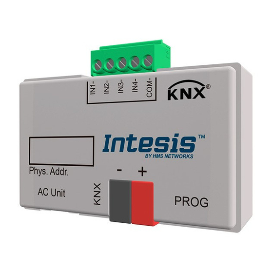 Intesis IntesisBox ME-AC-KNX-1i Manual De Usuario