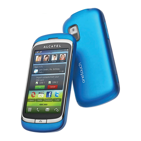 Alcatel one touch 818 Manual Del Usuario