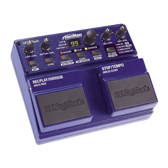 DigiTech JamMan Manuales