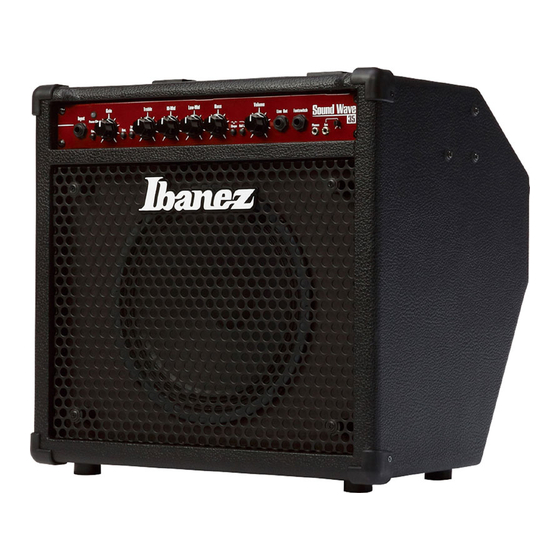 Ibanez Souns Wave SW 35 Manuales