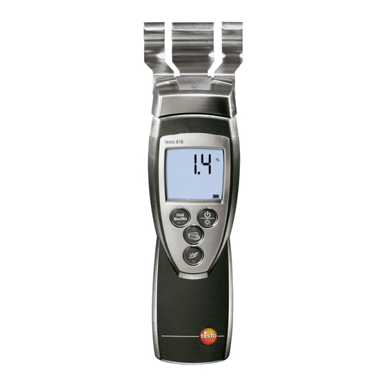 testo 616 Manual De Instrucciones