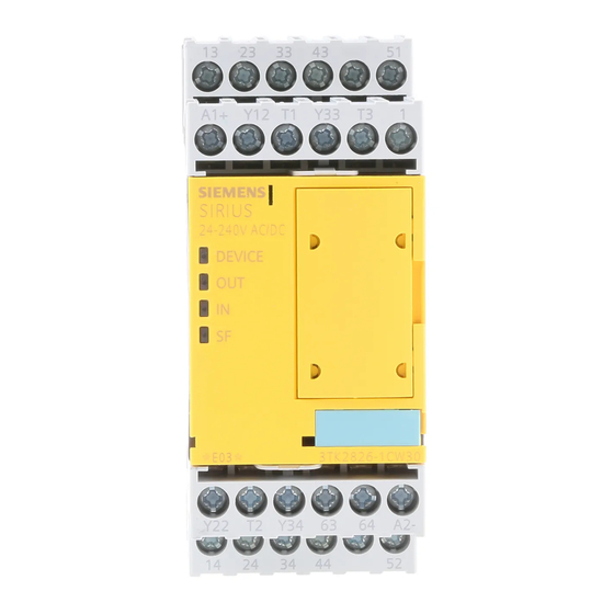 Siemens SIRIUS 3TK2826 Instructivo Original