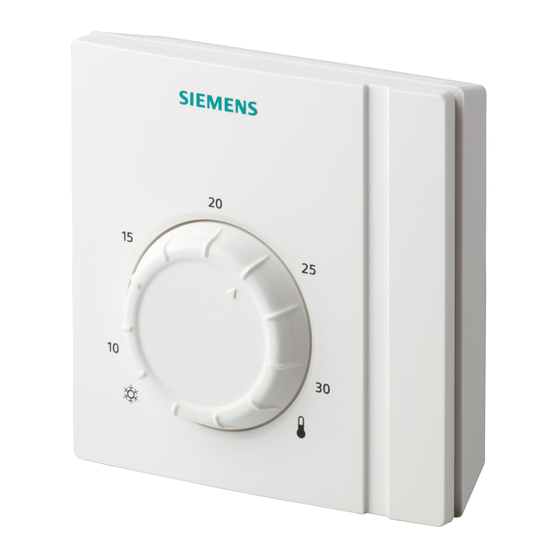 Siemens RAA Serie Instrucciones De Montaje