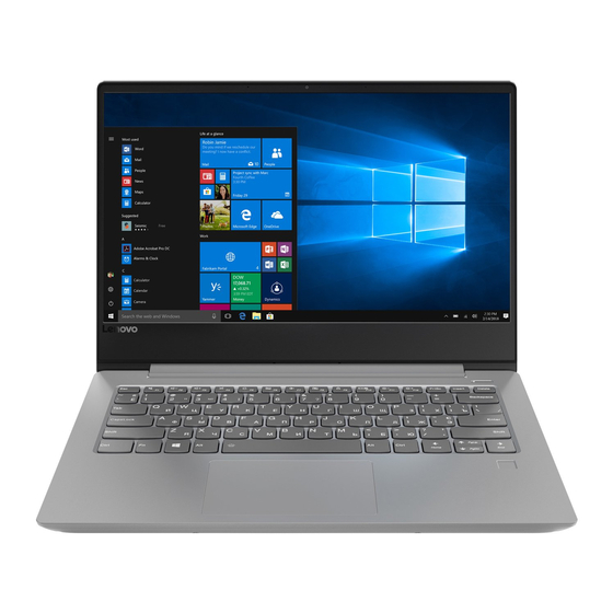 Lenovo ideapad 330S Serie Manuales