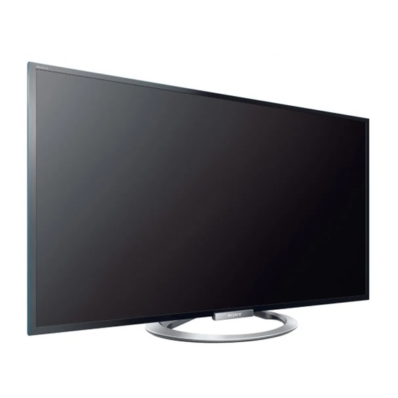 Sony BRAVIA KDL-55W80xA Serie Guía De Referencia