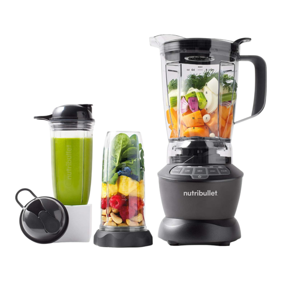 NUTRIBULLET 1200 Combo Guía Rápida