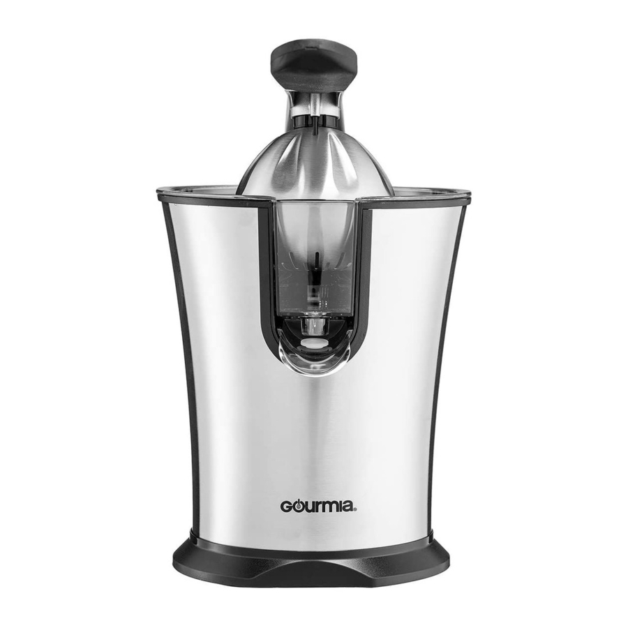 Gourmia EPJ100 - MANUAL DE LA PRENSA DE CÍTRICOS MOTORIZADA PRO DE 160W ...
