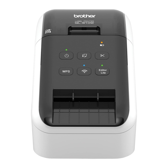 Brother QL-810W Guía De Configuración Rápida