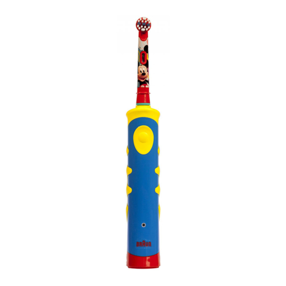 Braun Oral-B Kids’ Power Toothbrush Manual De Instrucciones
