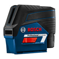 Bosch GCL100-80CG Instrucciones De Funcionamiento Y Seguridad