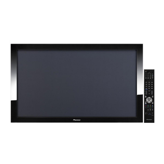 Pioneer KURO PDP-S65 Manual De Instrucciones