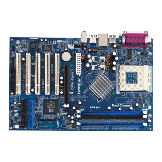 ASROCK K7NF2-RAID Manual De Usuario