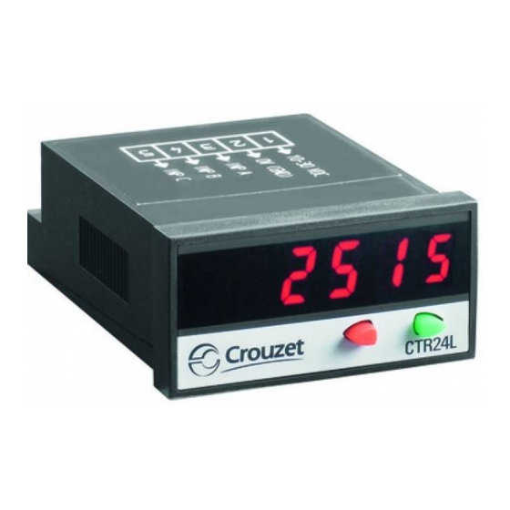 Crouzet CTR24L-2515 Manuales