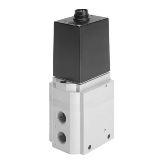 Festo MPPE-3-B Serie Instrucciones De Servicio