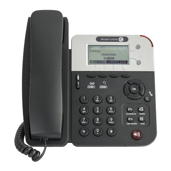 Alcatel-Lucent 8001 DeskPhone Manuales