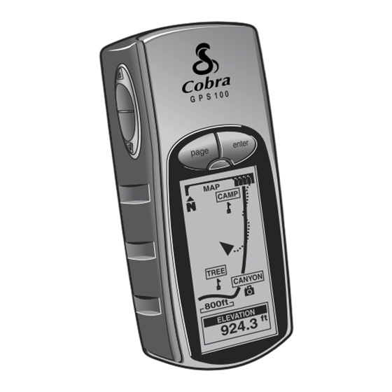 Cobra GPS 100 Instrucciones De Uso