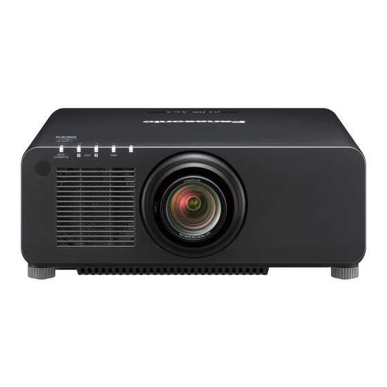 Panasonic PT-RZ970 Instrucciones De Operación