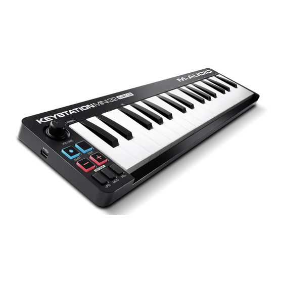 M-Audio KEYSTATION MINI 32 Guia De Inicio Rapido