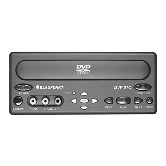Blaupunkt DVP 01C Instrucciones De Manejo