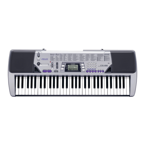 Casio CTK-496 Guia Del Usuario