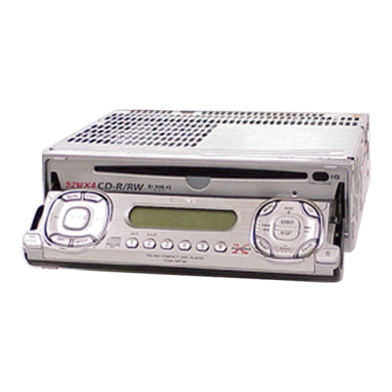 Sony CDX-M730 Manual Del Usuario