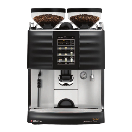Schaerer Coffee Art Plus Best Foam Manual De Instrucciones