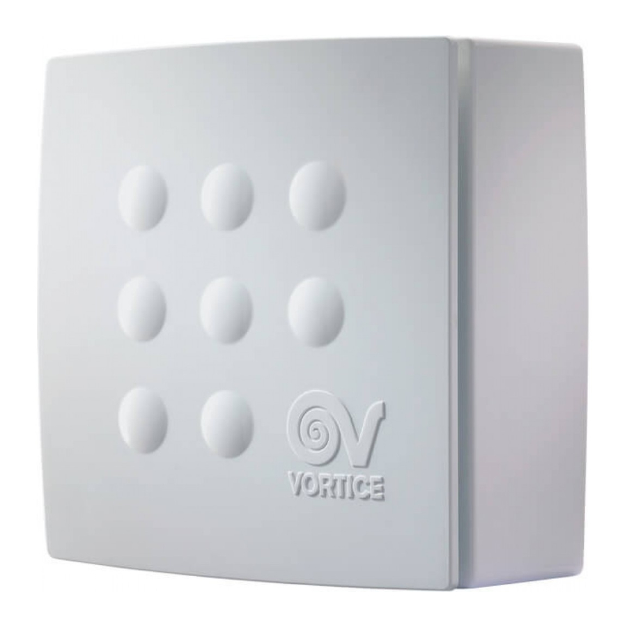 Vortice VORT QUADRO MICRO 100 I Manual De Instrucciones