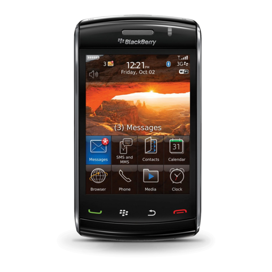 Blackberry Storm2 Serie Manual Del Usuario