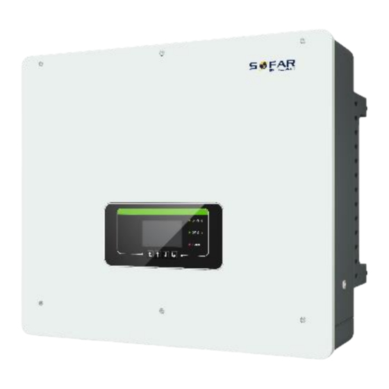 Sofar Solar HYD 5-20KTL-3PH Instrucciones De Operación