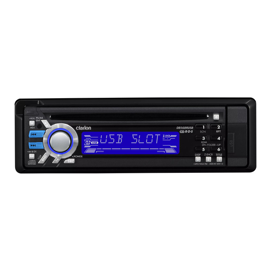 Clarion DB568RUSB Manual De Instrucciones