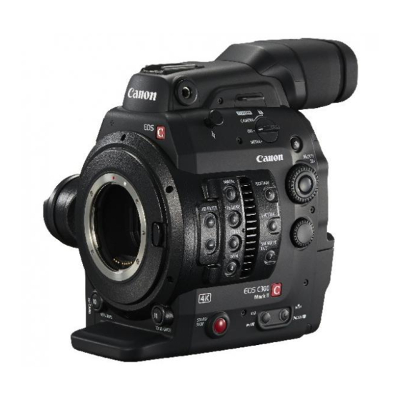 Canon EOS C300 Mark II PL Manual Del Usuario