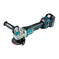 Makita DGA519Z Manual De Instrucciones