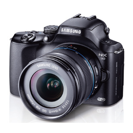 Samsung NX20 Manuales