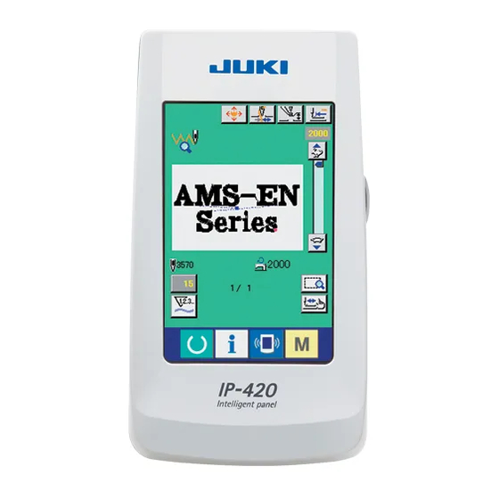 JUKI IP-420 Manual De Instrucciones