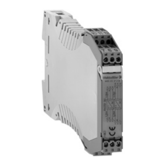 Weidmuller WAVE Serie Hoja Adicional