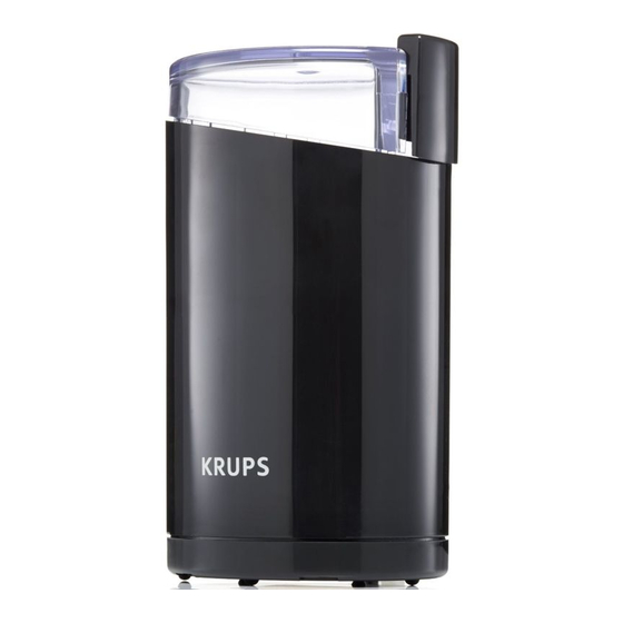 Krups F203 Manual Del Usuario