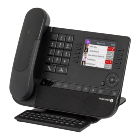 Alcatel-Lucent 8068 Premium DeskPhone Manual De Usuario
