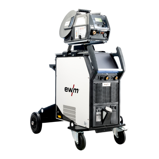 EWM Titan XQ 400 AC puls D Manual De Instrucciones