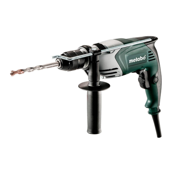 Metabo SBE 610 Instrucciones De Manejo