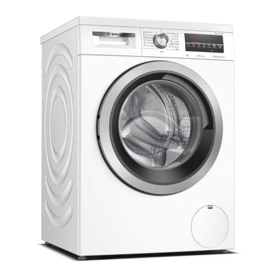 Bosch WUU28T62ES Manual De Usuario E Instrucciones De Montaje