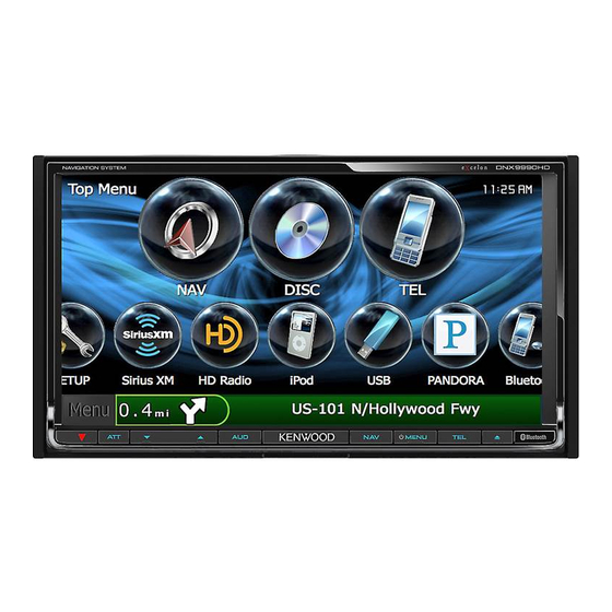 Kenwood DNX9990HD Guia De Inicio Rapido