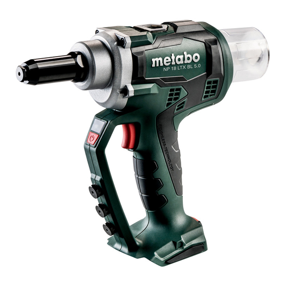 Metabo NP 18 LTX BL 5.0 Manual Original