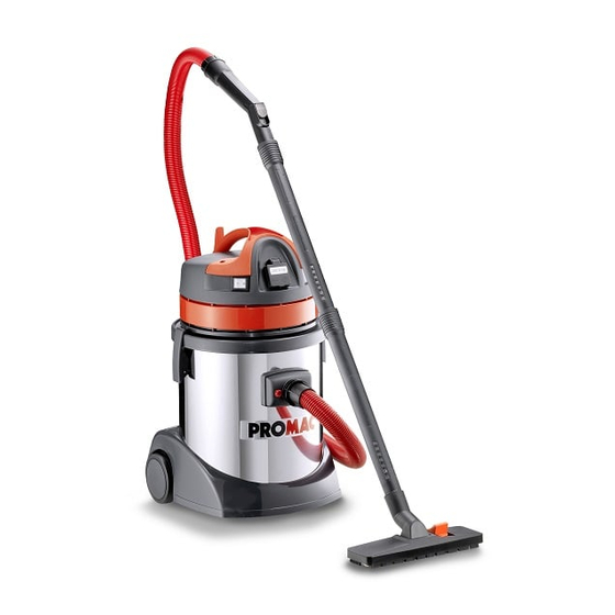 IP Cleaning PROMAC VAC 27T Manual De Uso