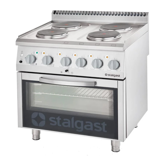 Stalgast 9715000 Manuales