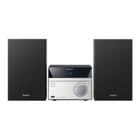 Sony CMT-S20 Manual De Instrucciones