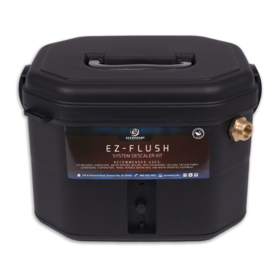 ECCOTEMP EZ-Flush Manual Del Usuario