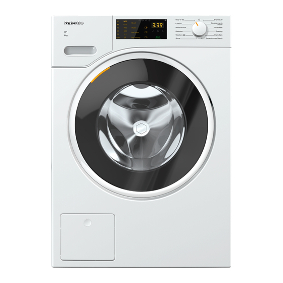 Miele WDD 020 EcoPlus&Comfort Instrucciones De Manejo