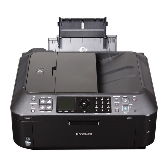 Canon PIXMA MX420 Serie Manuales