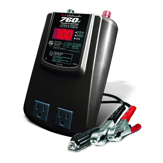 Schumacher Electric PID-760 El Manual Del Propietario