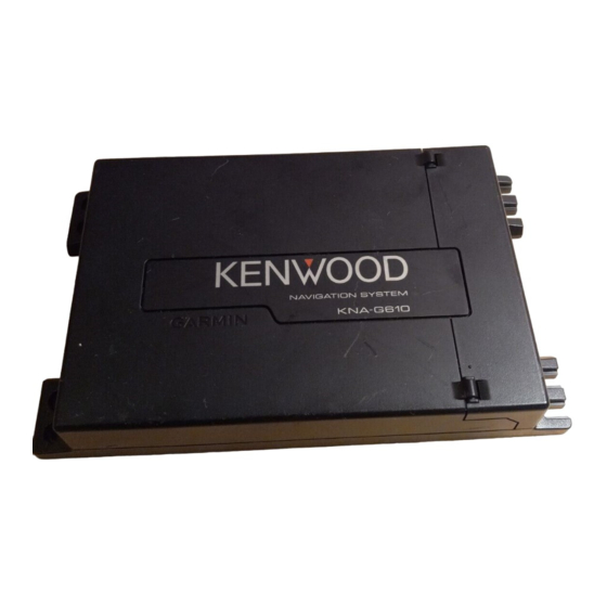 Kenwood KNA-G610 Manual De Instrucciones